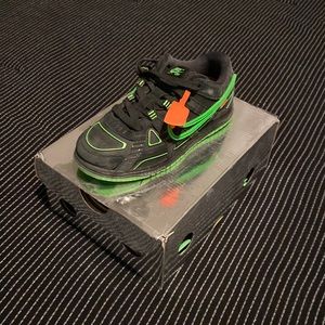 Off white rubber dunks 12c